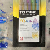 5 Pk Gelly Roll Metallic Pens