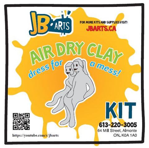 Air dry clay kit for making whatever you can imagine!