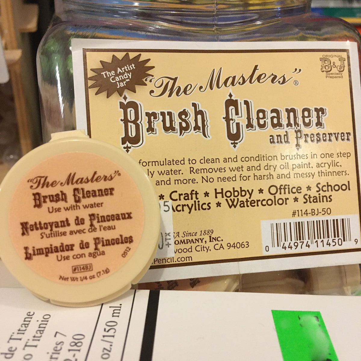 The Masters Brush Cleaner and Preserver, 1/4 oz – JB Arts of Almonte