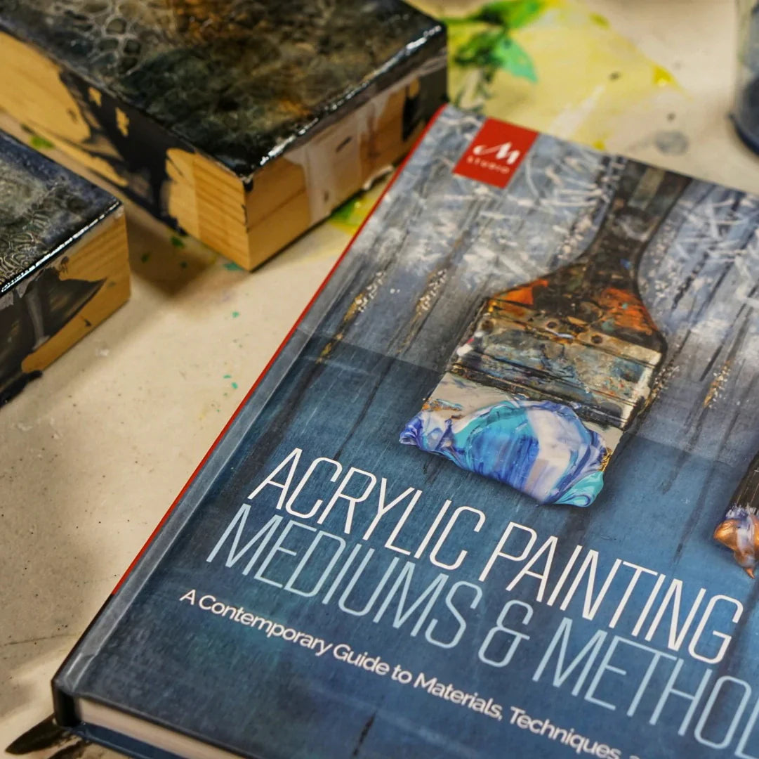 Acrylic Painting Mediums and Methods by Rheni Tauchid JB Arts of