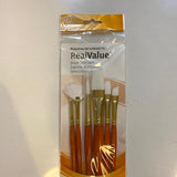 Synthetic White Taklon 6pc Brush set