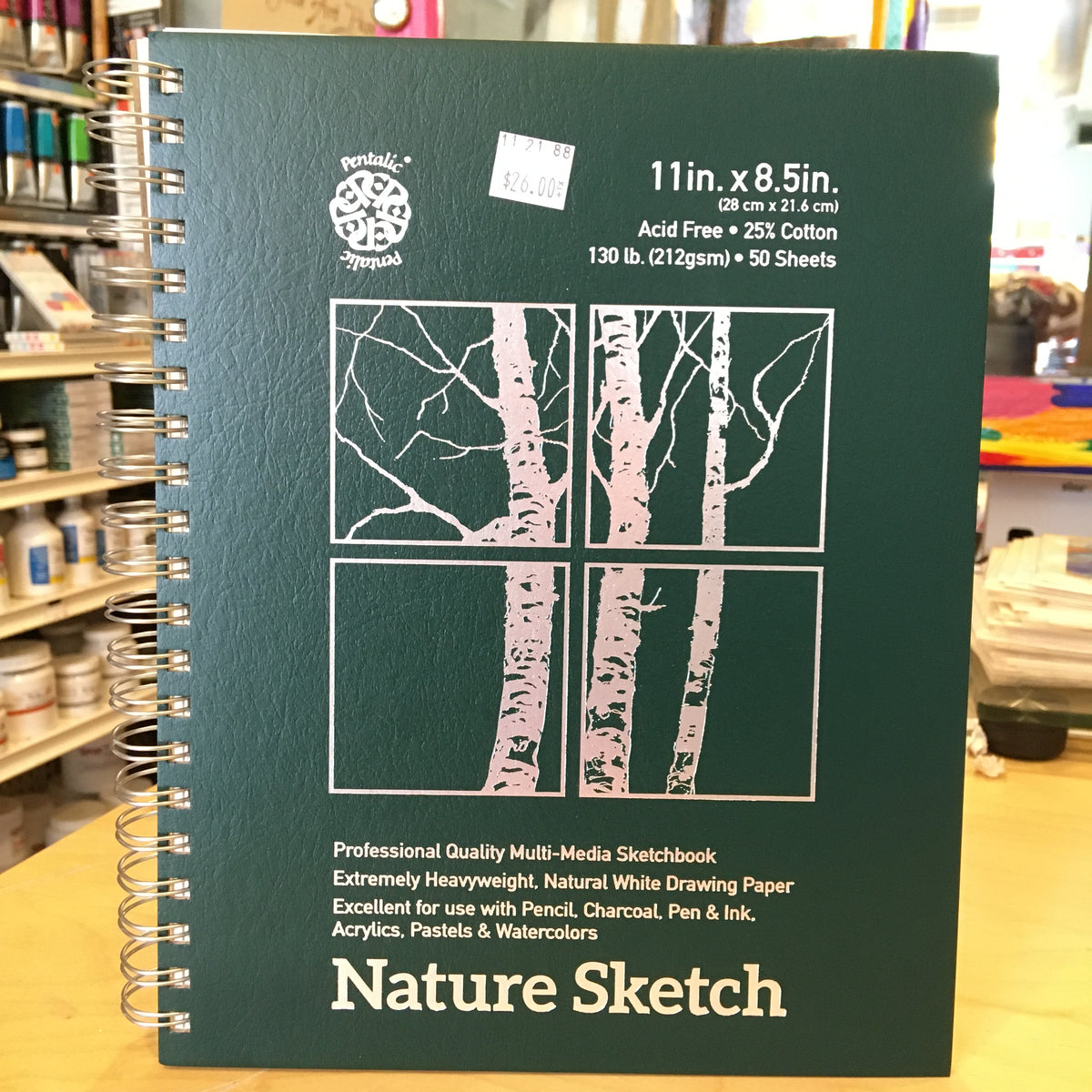 Pentalic Nature Sketch Pad 9 x 6