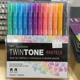 Tombow TwinTone Dual-Tip Markers : Various