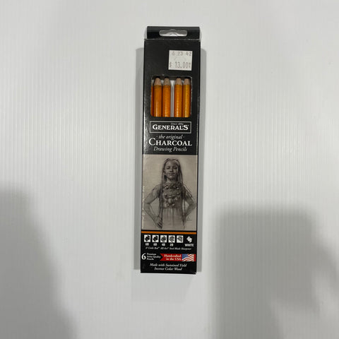 General’s Charcoal Drawing Pencils - 6 pk