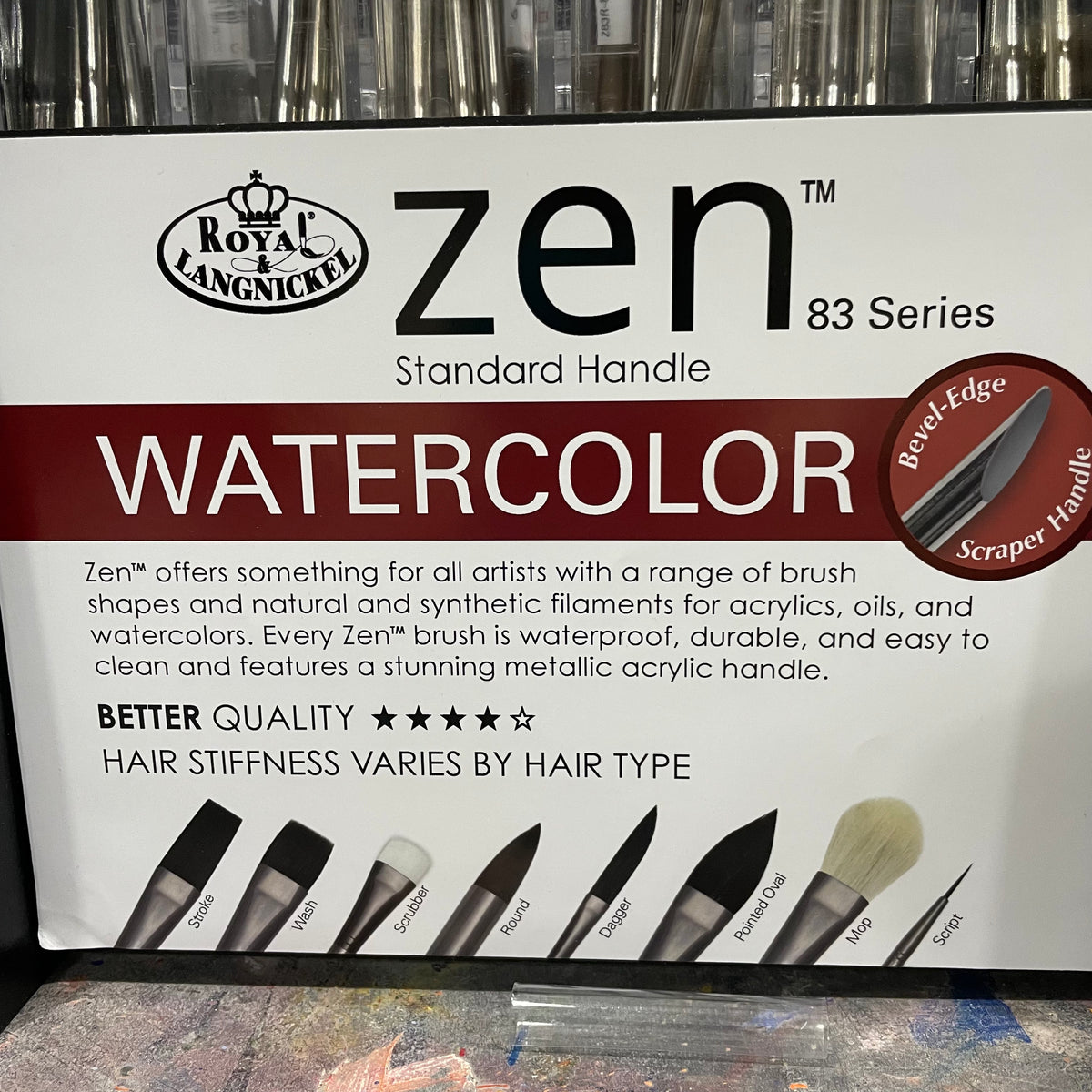 Royal & Langnickel - Zen Watercolor Stiff Scrubber 2