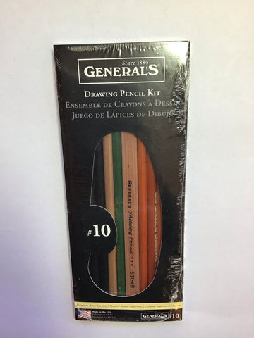General’s #10 Drawing Pencil Kit (13-pc)