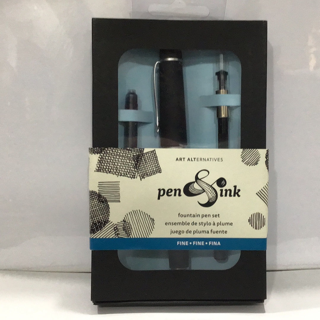 Art Alternatives Pen & Ink Fountain Pen Set, 4 pc JB Arts of Almonte
