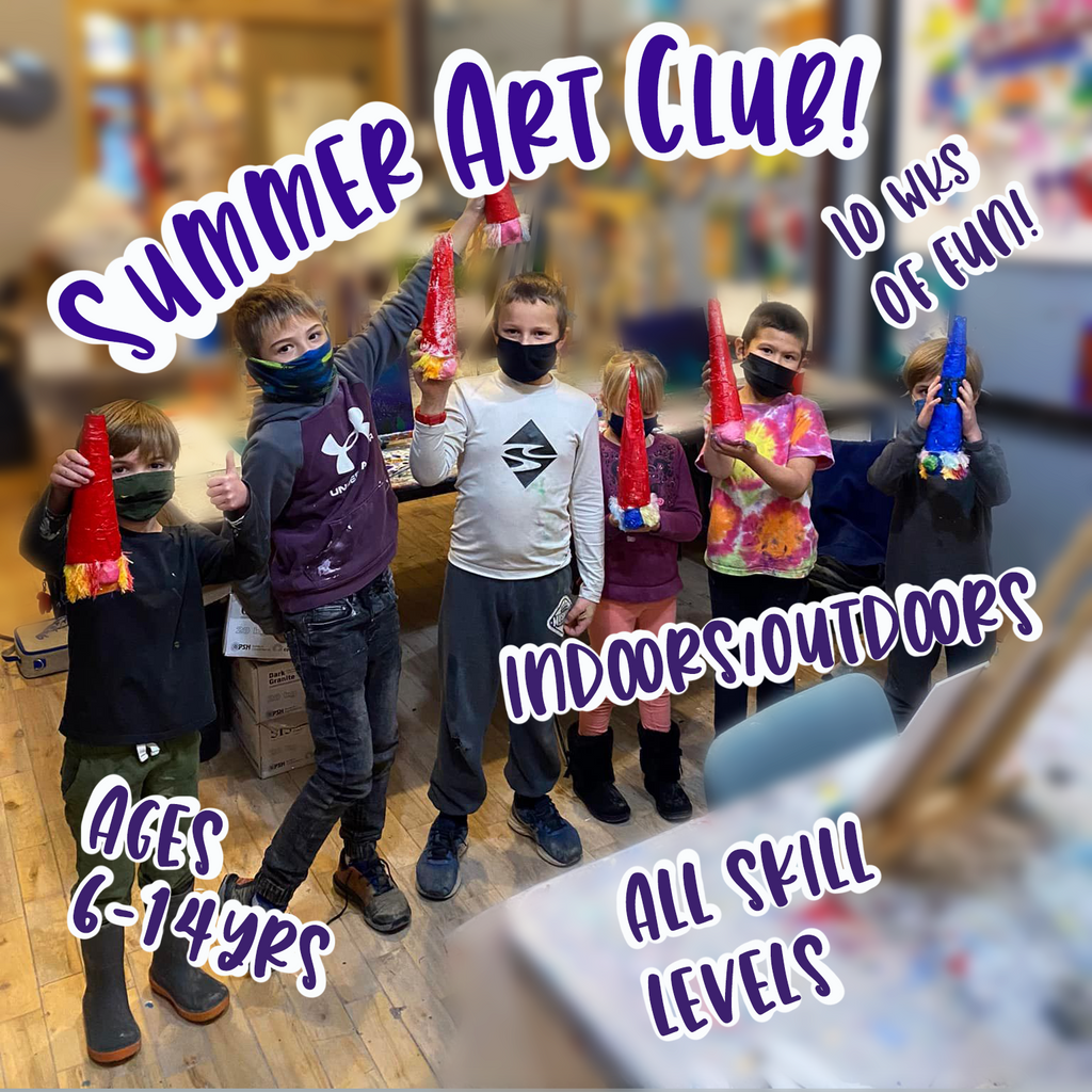 Art Club’s Summertime Youth Enrollment are Up & Ready for Booking