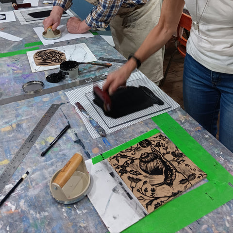 Adult - Printmaking (ACA.F25.PRM) Monday 1-3pm with Jeff