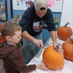 Family Halloween Pumpkin-Carving Workshop with Jeff (Saturday, October 25th, 10am-noon)