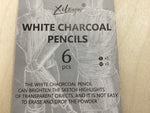 White Charcoal Pencils (6-pc set)