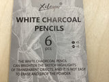 White Charcoal Pencils (6-pc set)