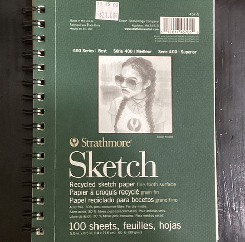 Strathmore Sketch Book (400 series), Recycled paper