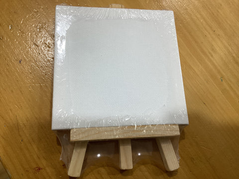 Mini 4"x4" Canvas with Easel