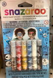 Snazaroo Face Painting Sticks (set of 6 colours)