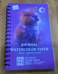 Aquarelle Watercolour spiral-bound Pad (5.5"x8.5" Cold Press Paper)
