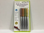 Color Factory: Acrylic Paint Brush Marker Set (4-pack)