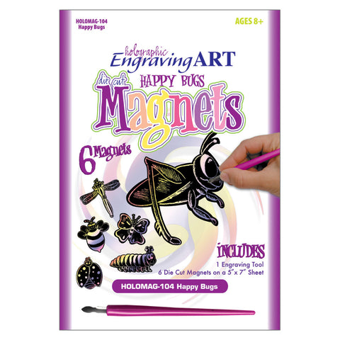 Royal & Langnickel Engraving Art, Holographic 6 Magnets