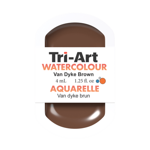 Tri-Art Water Colours - Van Dyke Brown
