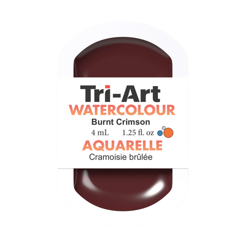 Tri-Art Water Colours - Burnt Crimson