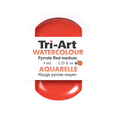 Tri-Art Water Colours - Pyrrole Red Medium