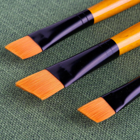 Tri-Art Artist Brushes - Short Synthetic - WC/Acryl - Angle