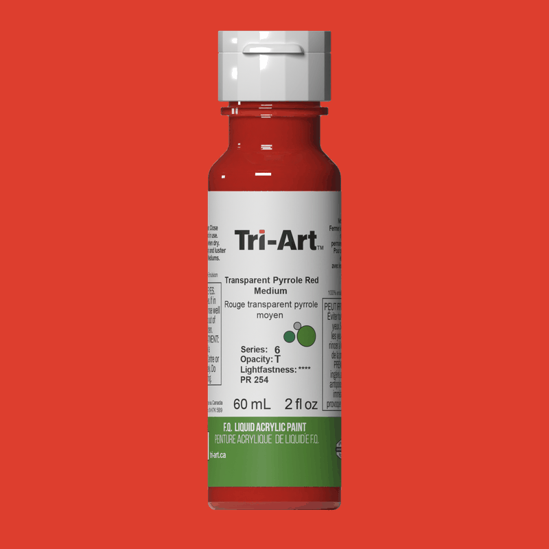 Tri-Art Liquids - Transparent Pyrrole Red Medium – JB Arts of Almonte