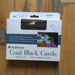 Strathmore Coal Black Cards, cards & envelopes: set of 10