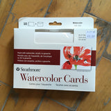 Strathmore Watercolour Cards, cards & envelopes: set of 10  or 50