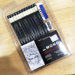 Tombow Mono Drawing Pencil Sets : 14pcs