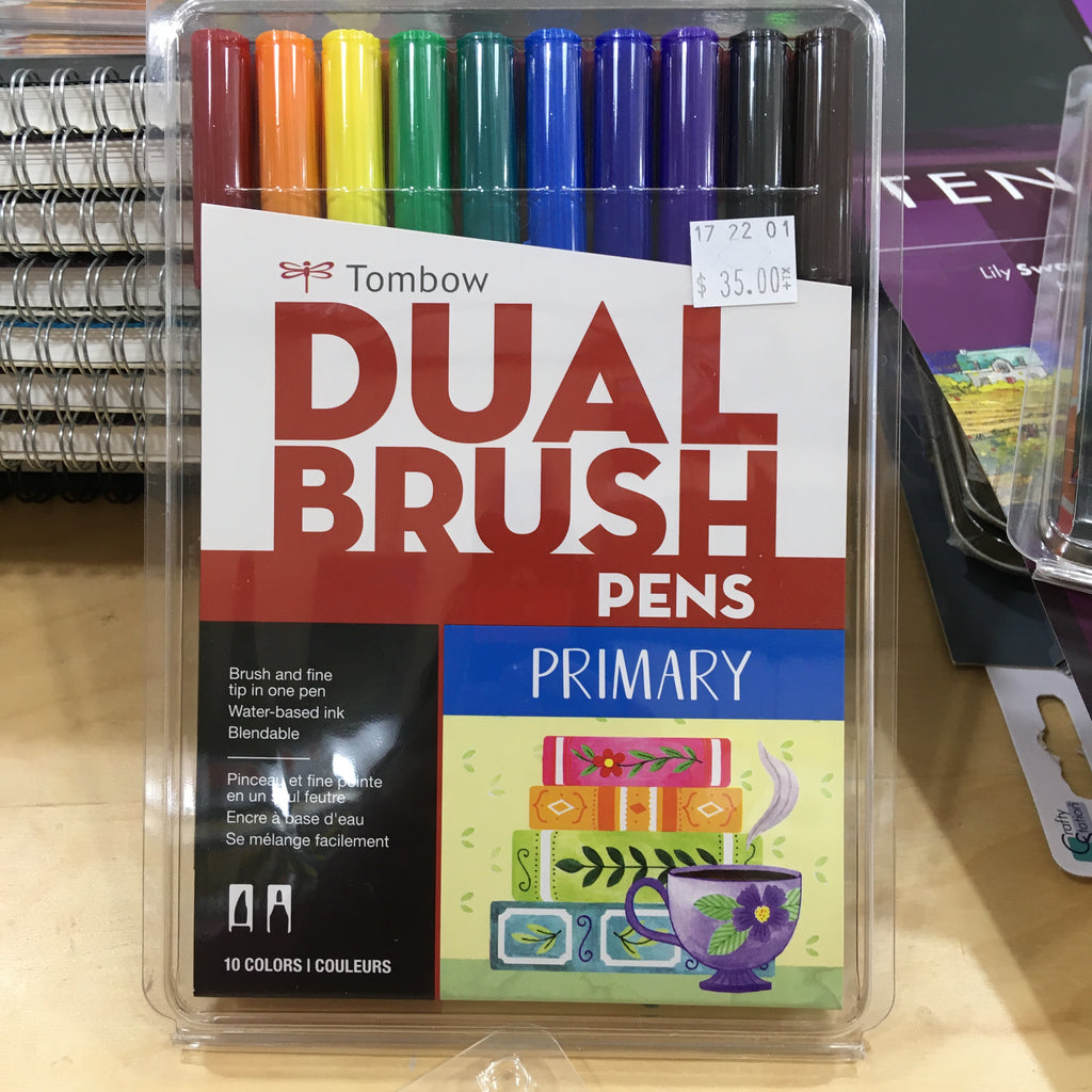 Tombow Dual Brush 10 Set - Primary