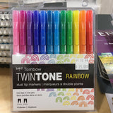 Tombow TwinTone Dual-Tip Markers : Various