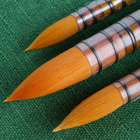 Tri-Art Artist Brushes - Short Synthetic - WC/Acryl - Quill