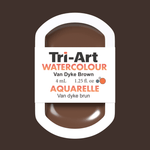 Tri-Art Water Colours - Van Dyke Brown