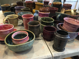 pottery stoneware cups bowls vases jugs mugs