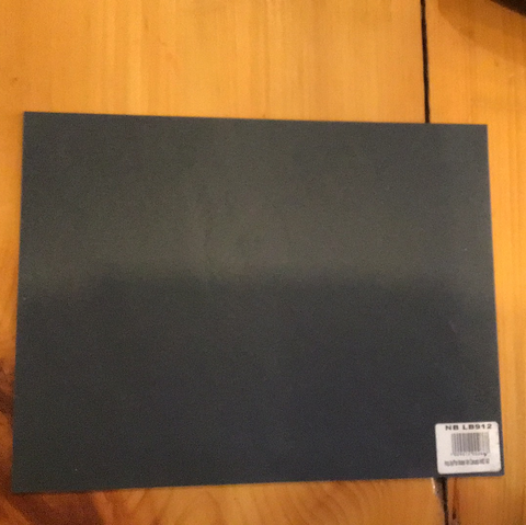 Grey Lino mat 9x11 3/4”
