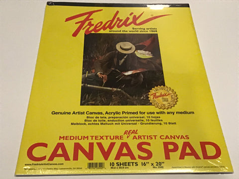 Fredrix Canvas Pad, 16x20