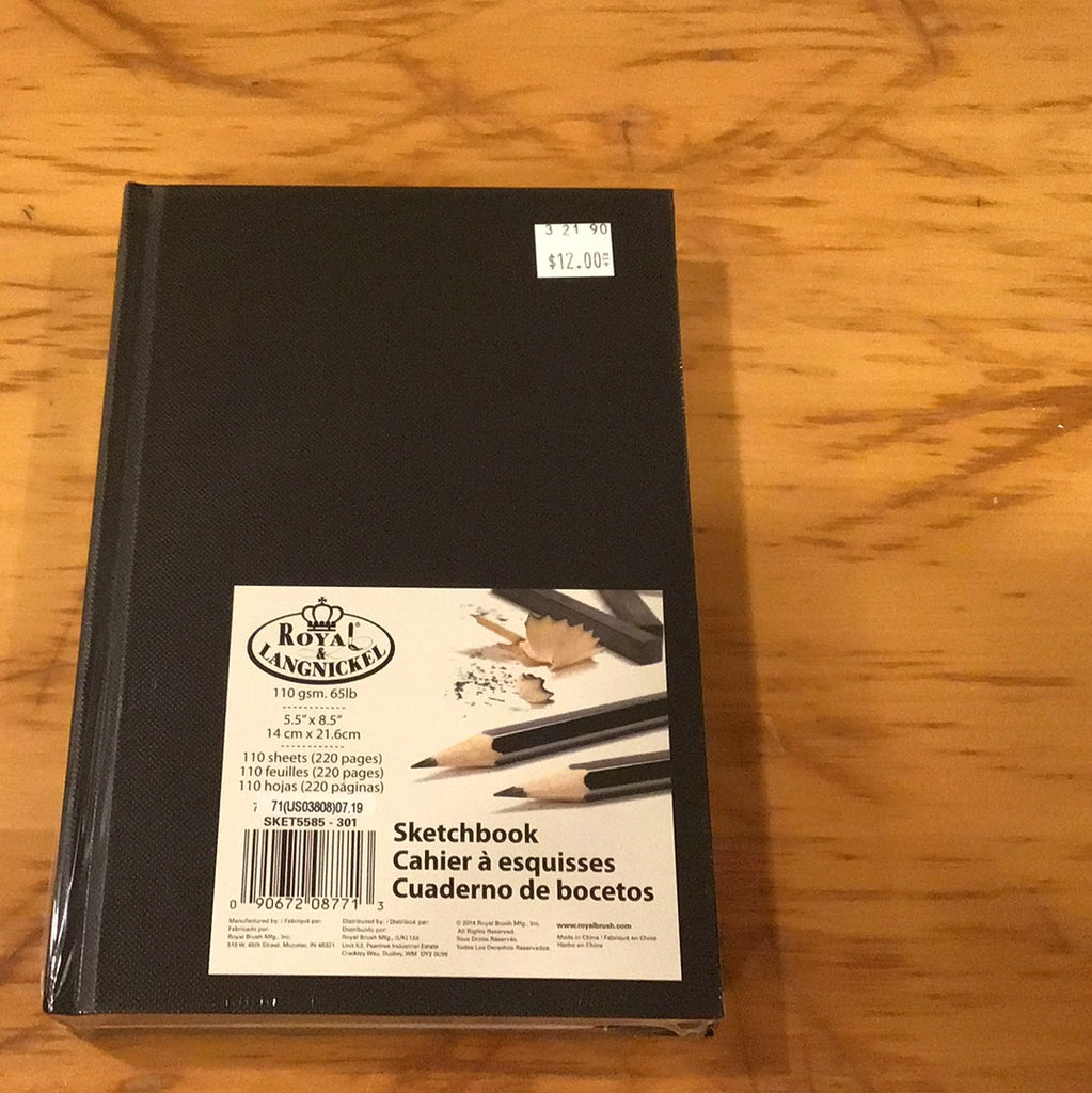 5.5 x 8.5 Sketchbook, Spiral Hardcover, Brown  Sketch book, Hardcover  sketchbook, Watercolor books