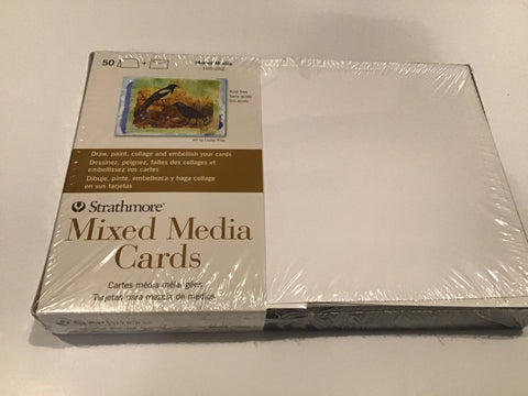 Strathmore Mixed Media Cards, 50 pack