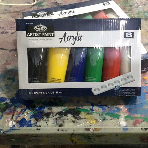 Royal & Langnickel Acrylic Paint 6pc 120 ml