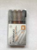 Montana Acrylic Markers, Metallic 4 pk