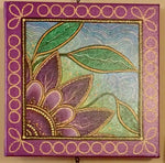 Violet Flower by Lorraine English