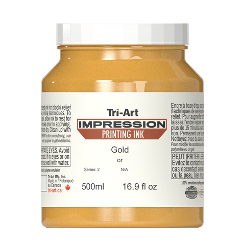 Impressions Block Printing Ink - Iridescent Gold