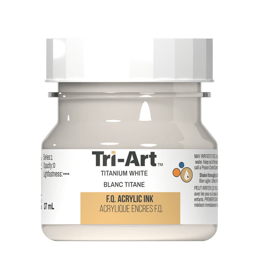TriArt Ink Titanium White 37mL JB Arts of Almonte