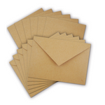 Card & Envelope Set of 6 : Various colours